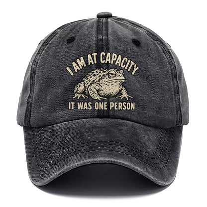 Toad At Capacity No Worm Club Classic Cap – Graphite