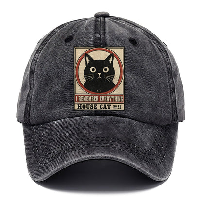 I Remember Everything Neko Says No Classic Cap – Graphite