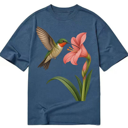 Hummingbird Haven Classic T-shirt – Twilight Navy