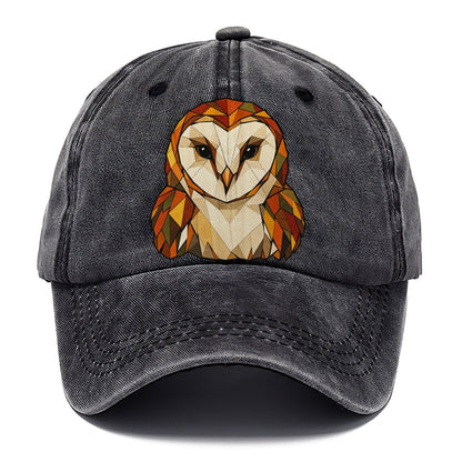 Barn Owl Face Wildwood Mosaic Classic Cap – Graphite