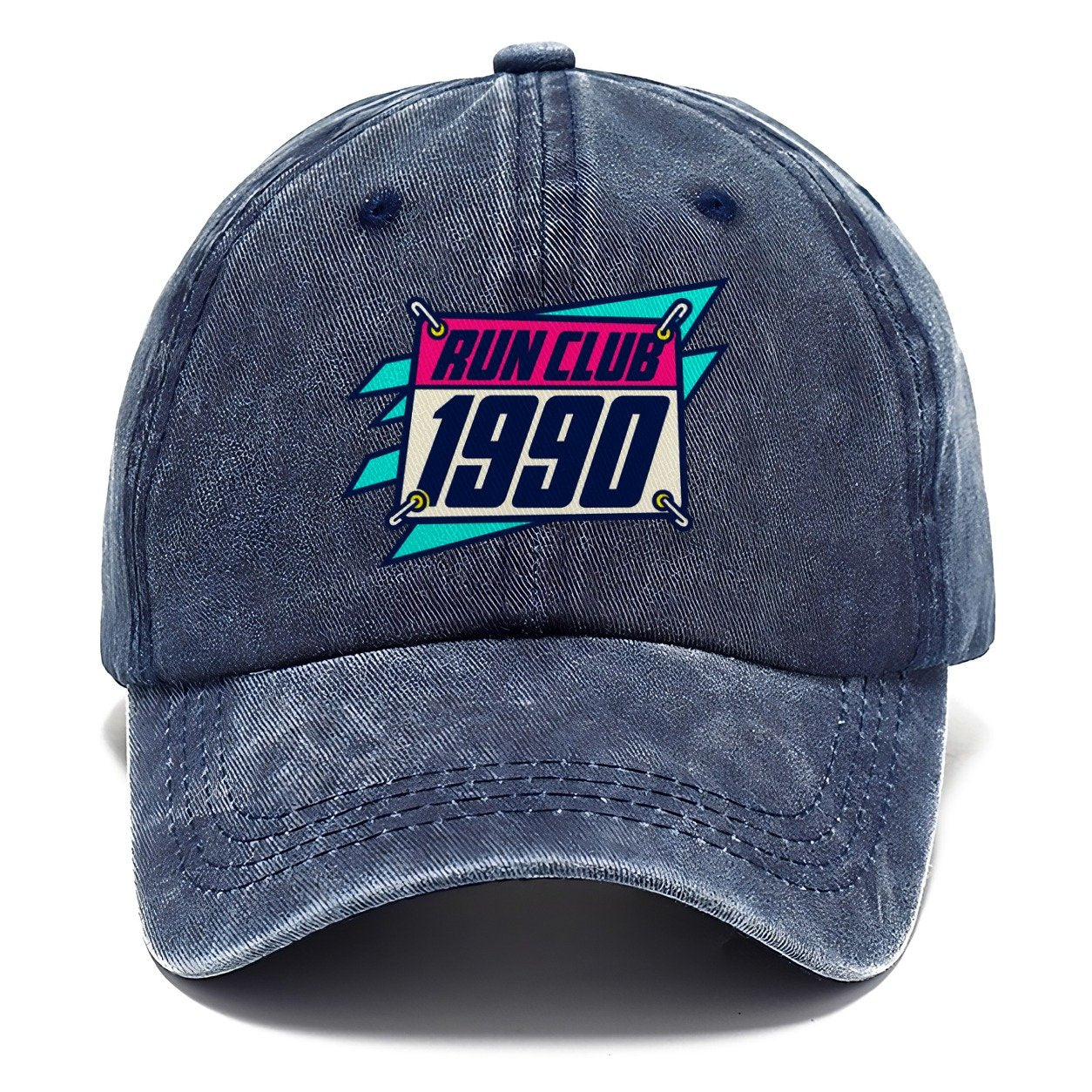 Race Bib 1990 Run Club 90S Running Clubs Classic Cap – Twilight Navy