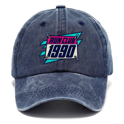 Race Bib 1990 Run Club 90S Running Clubs Classic Cap – Twilight Navy