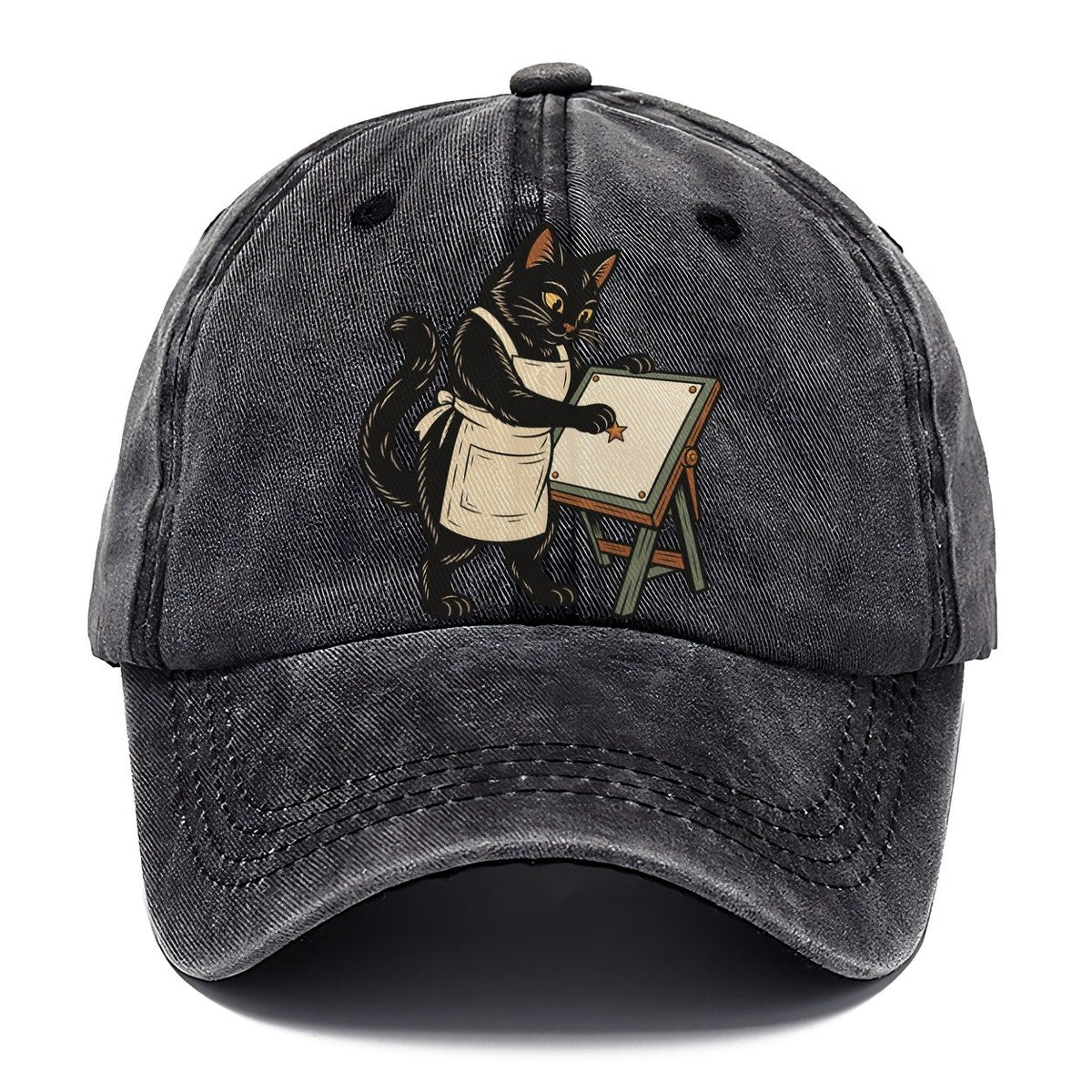 Black Cat Mapmaker Sundown Familiars Classic Cap – Graphite