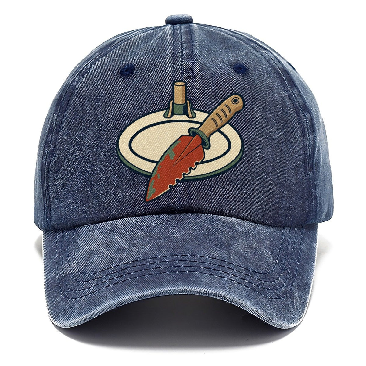 Coil And Trowel Treasure Hunting Classic Cap – Twilight Navy