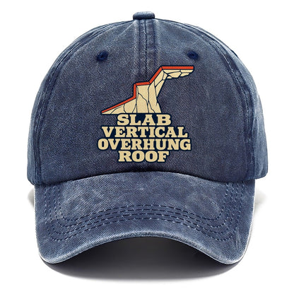 Wall Angle Words Rock Climbing Classic Cap – Twilight Navy