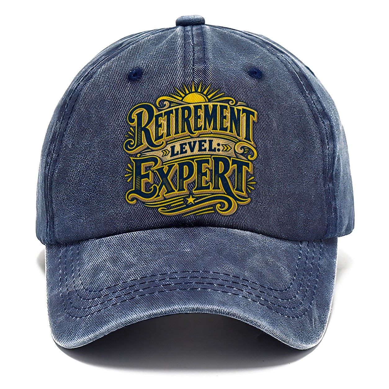 Retirement Level Expert Retired Living Classic Cap – Twilight Navy