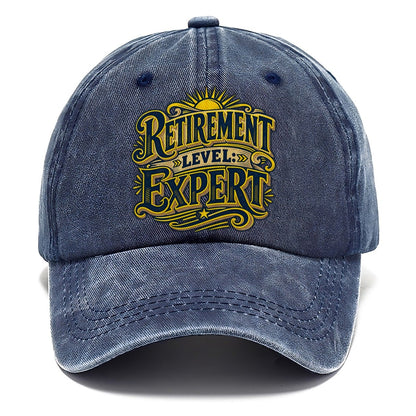 Retirement Level Expert Retired Living Classic Cap – Twilight Navy