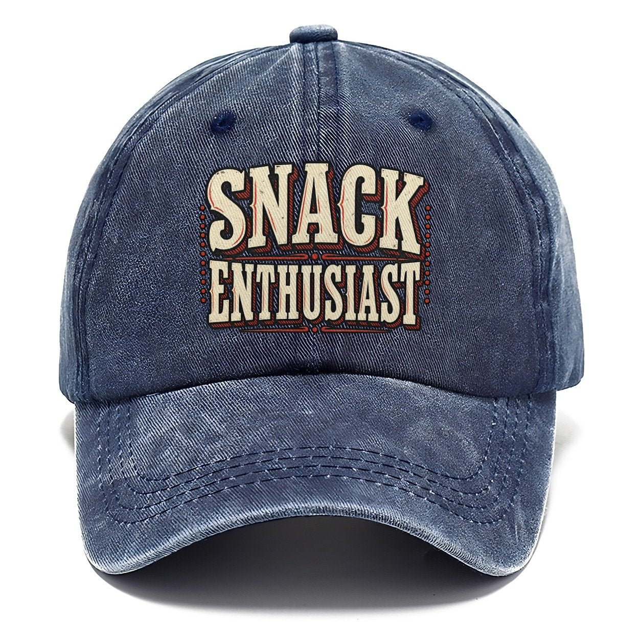 Snack Enthusiast American Wit Classic Cap – Twilight Navy