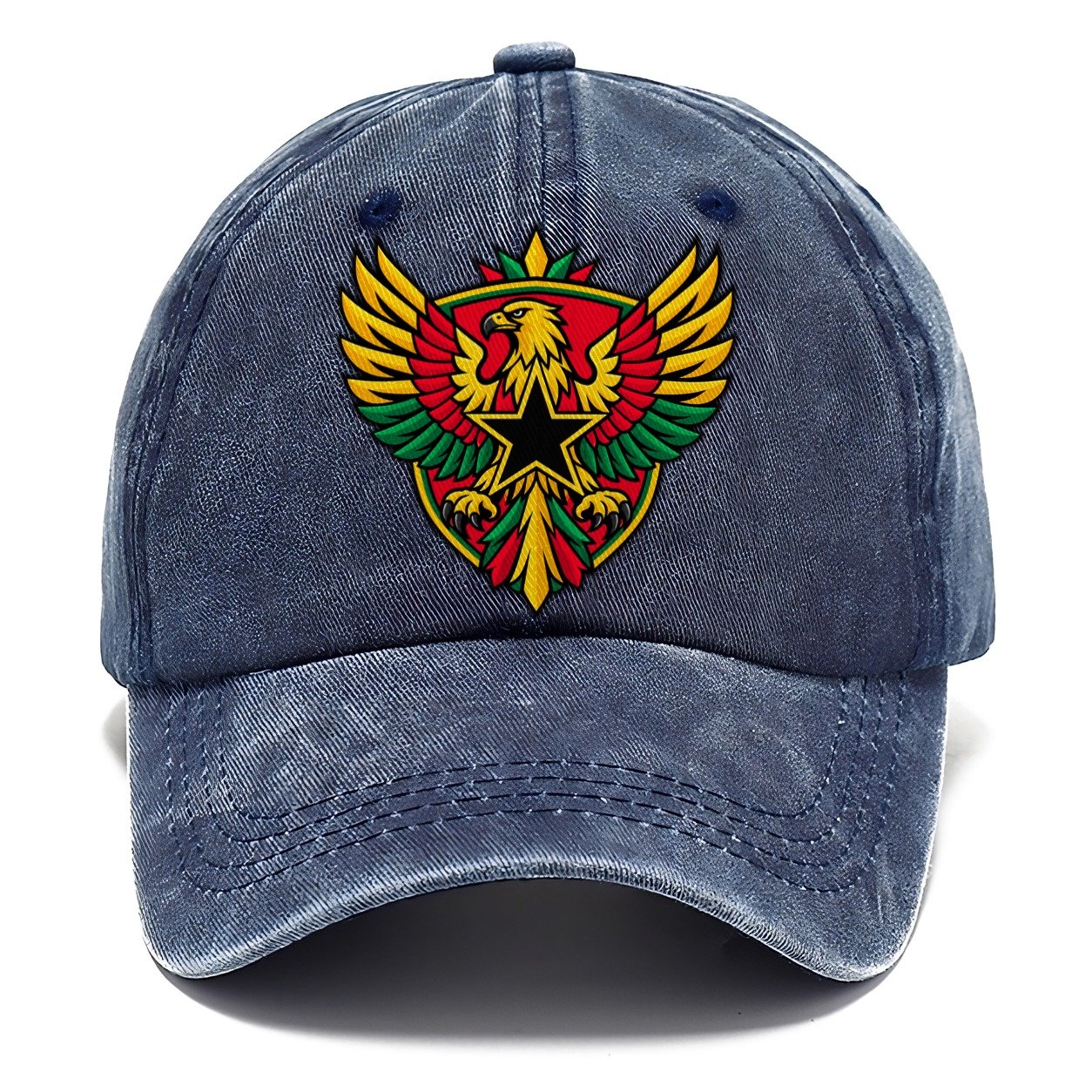 Ghana Minimal Emblem Country Logos Classic Cap – Twilight Navy