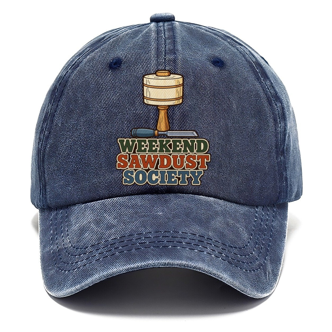 Weekend Sawdust Society Woodworking Classic Cap – Twilight Navy
