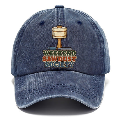 Weekend Sawdust Society Woodworking Classic Cap – Twilight Navy
