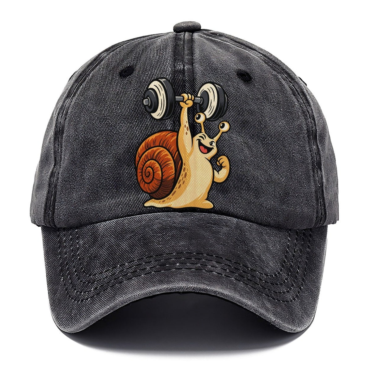 Snail Slow Gains Animal Lifters Classic Cap – Graphite