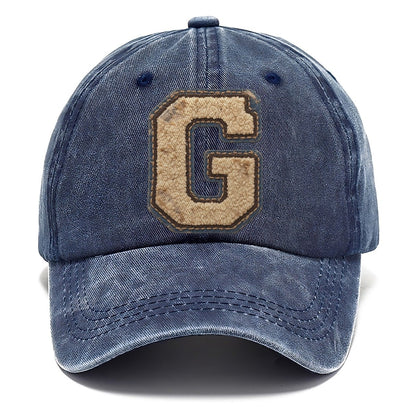 Varsity Chenille G Monogram Classic Cap – Twilight Navy