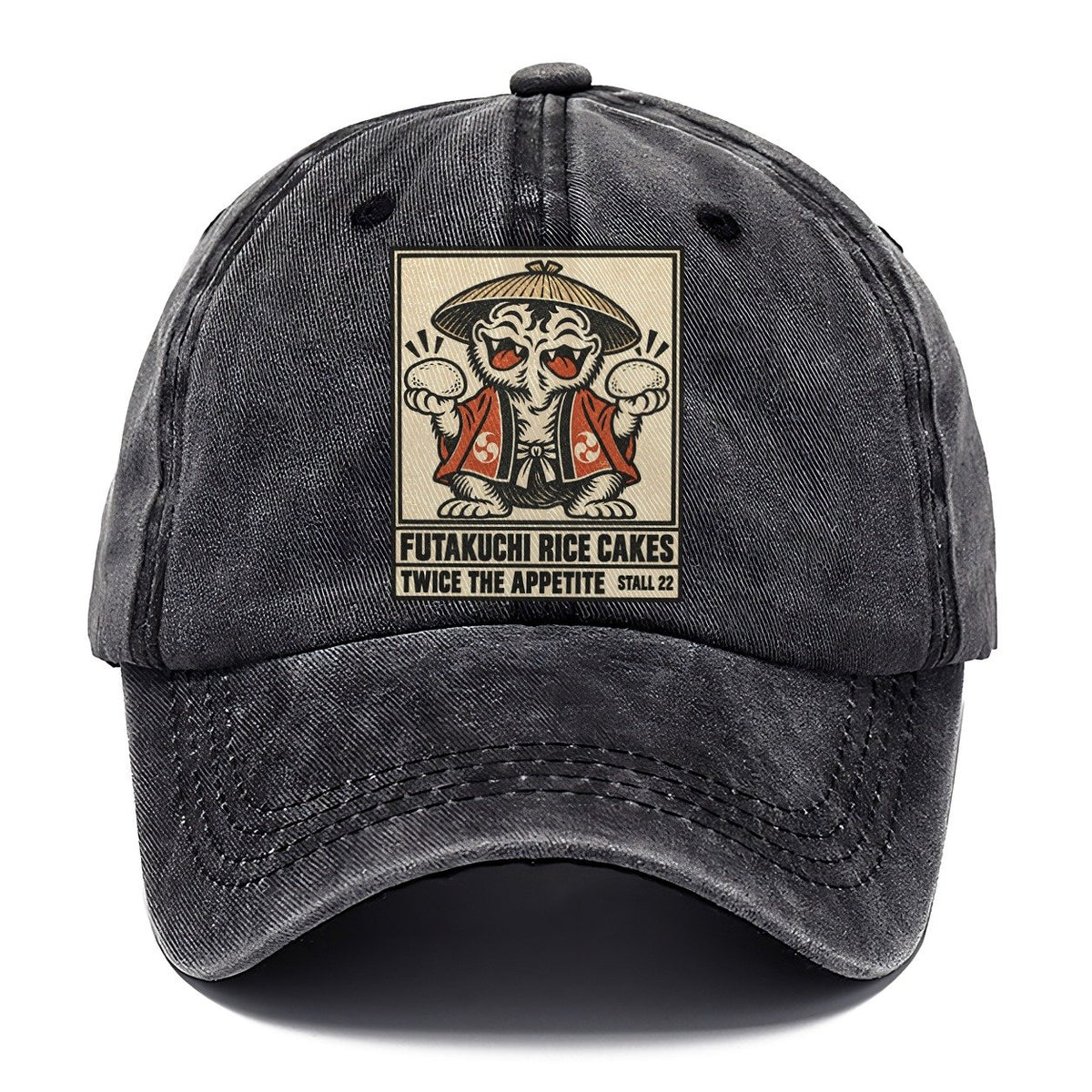 Futakuchi Rice Cakes Yokai Night Market Classic Cap – Graphite