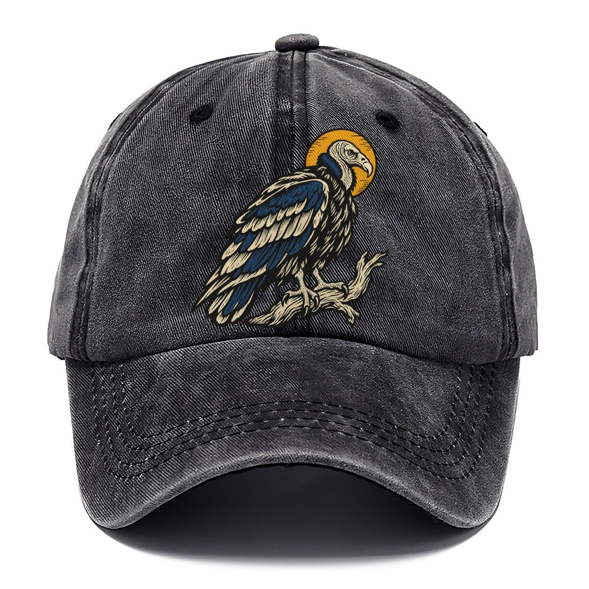 Vulture Solar Disc Sundown Familiars Classic Cap – Graphite