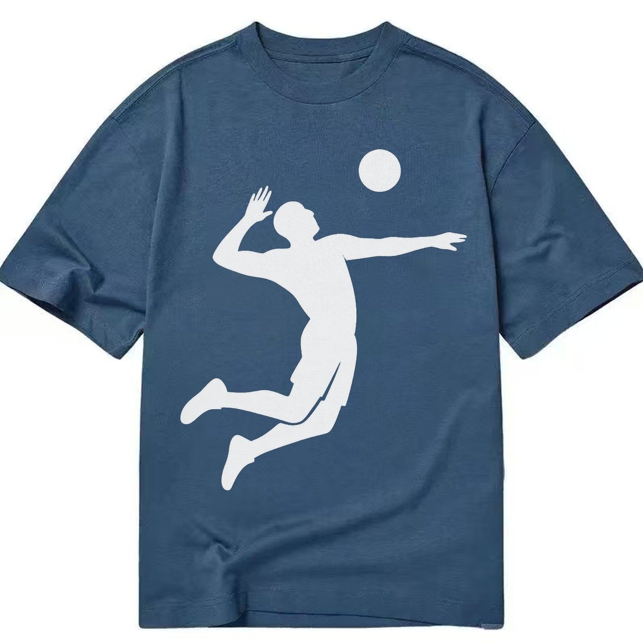Volleyball Spike Classic T-shirt – Twilight Navy