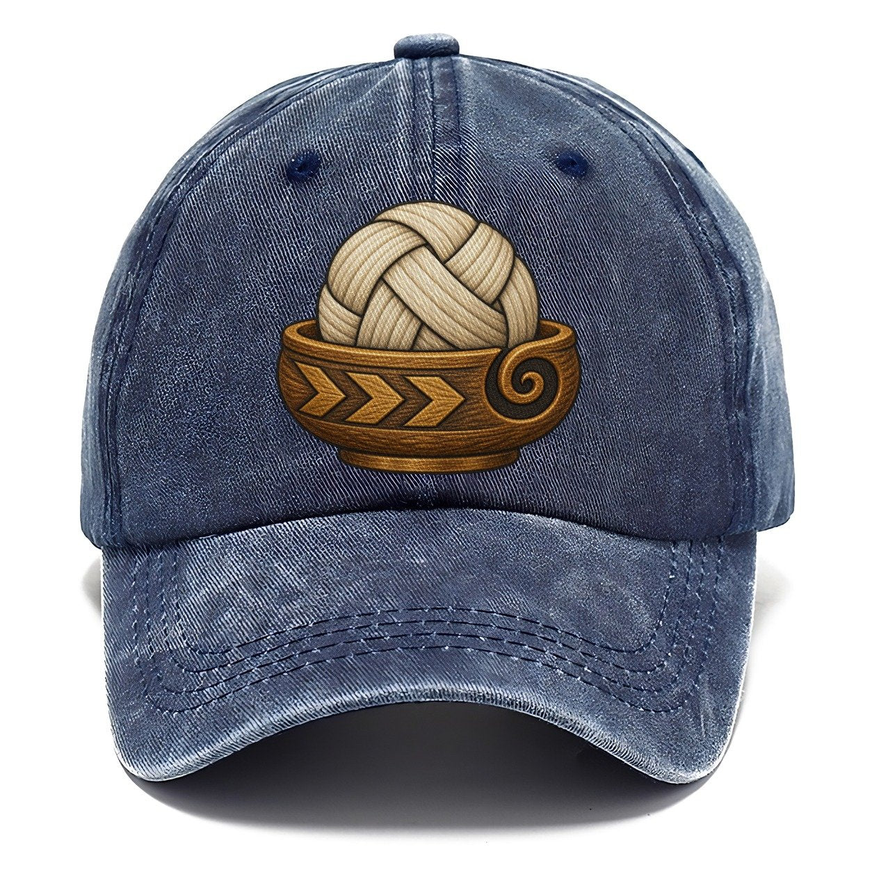 Carved Yarn Bowl Yarn Crafts Classic Cap – Twilight Navy
