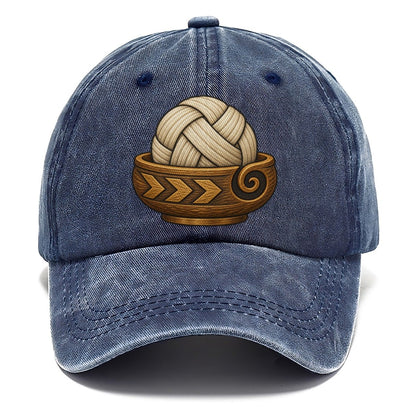 Carved Yarn Bowl Yarn Crafts Classic Cap – Twilight Navy