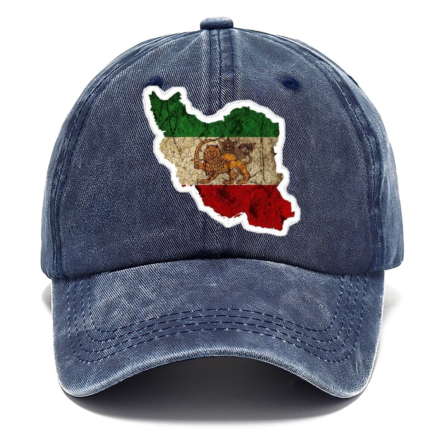 Iran Map Sticker Classic Cap – Twilight Navy