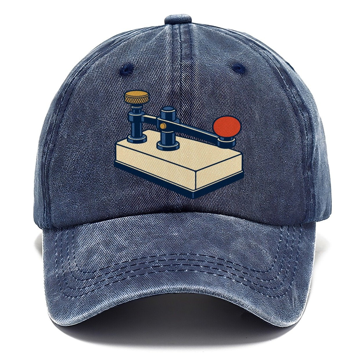 Straight Key Elevation Amateur Radio Classic Cap – Twilight Navy