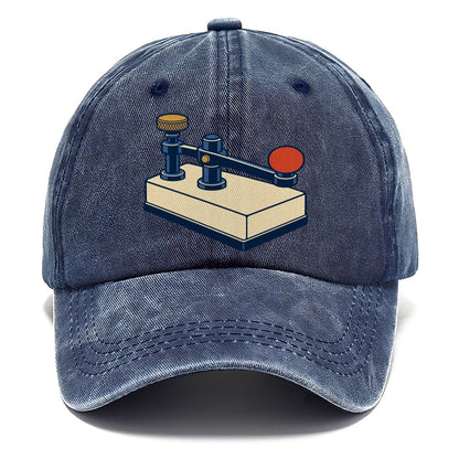 Straight Key Elevation Amateur Radio Classic Cap – Twilight Navy
