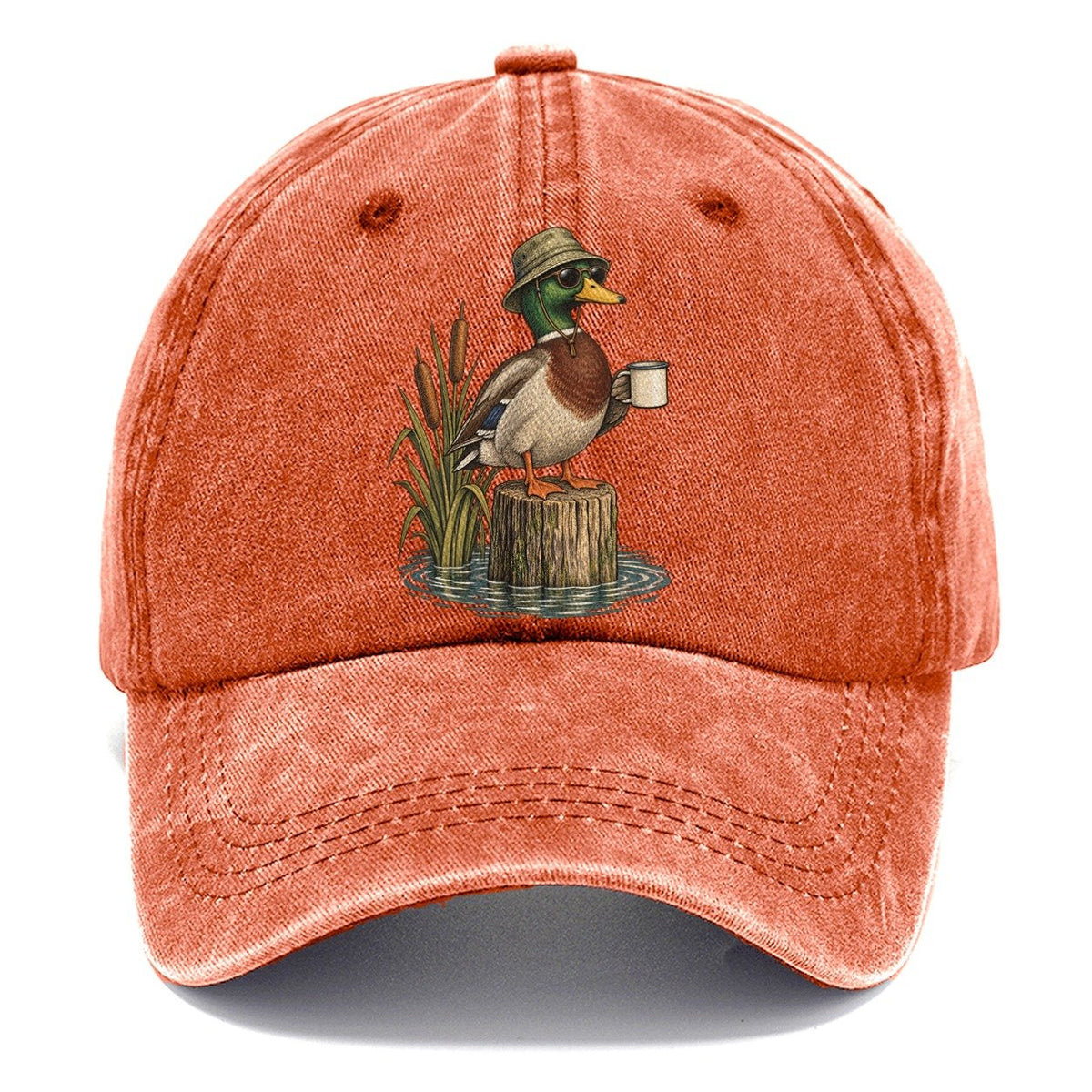 Mallard Lake Time Slow Camp Club Classic Cap – Terracotta Clay