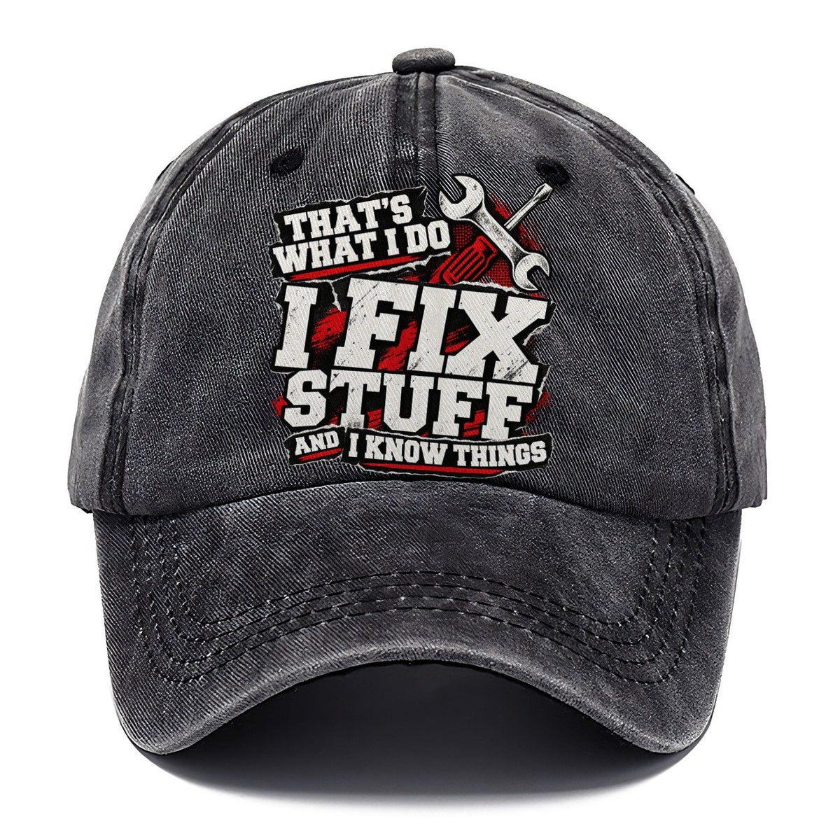 That's What I Do Fix Stuff Classic Cap – Graphite