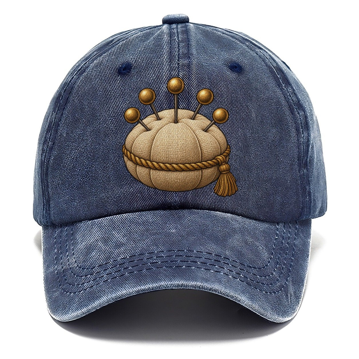 Pincushion And Pins Needlework Classic Cap – Twilight Navy
