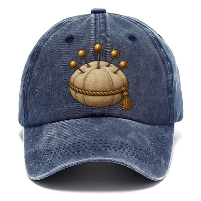 Pincushion And Pins Needlework Classic Cap – Twilight Navy