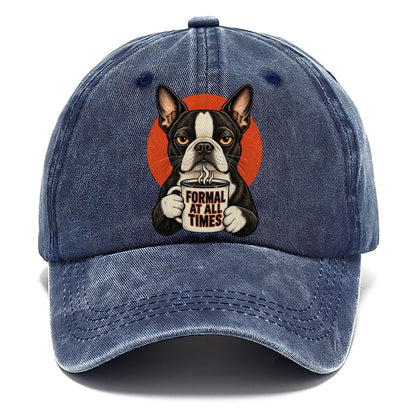 Boston Terrier Mug Truths Dog Mug Truths Classic Cap – Twilight Navy