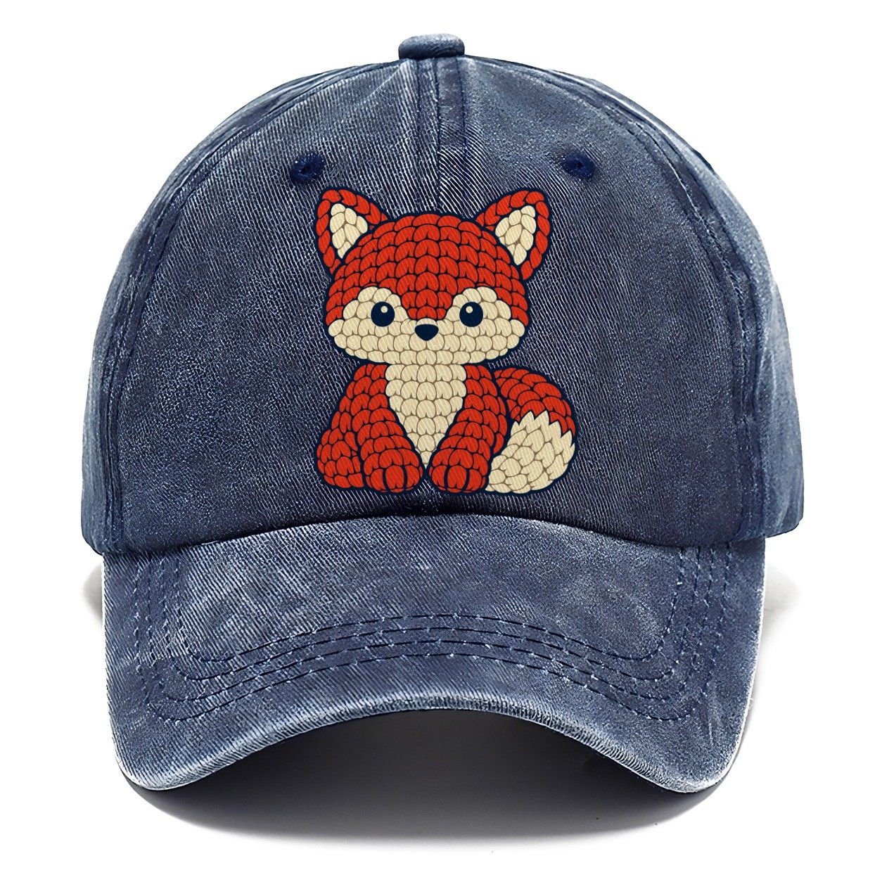 Amigurumi Fox Yarn Crafts Classic Cap – Twilight Navy