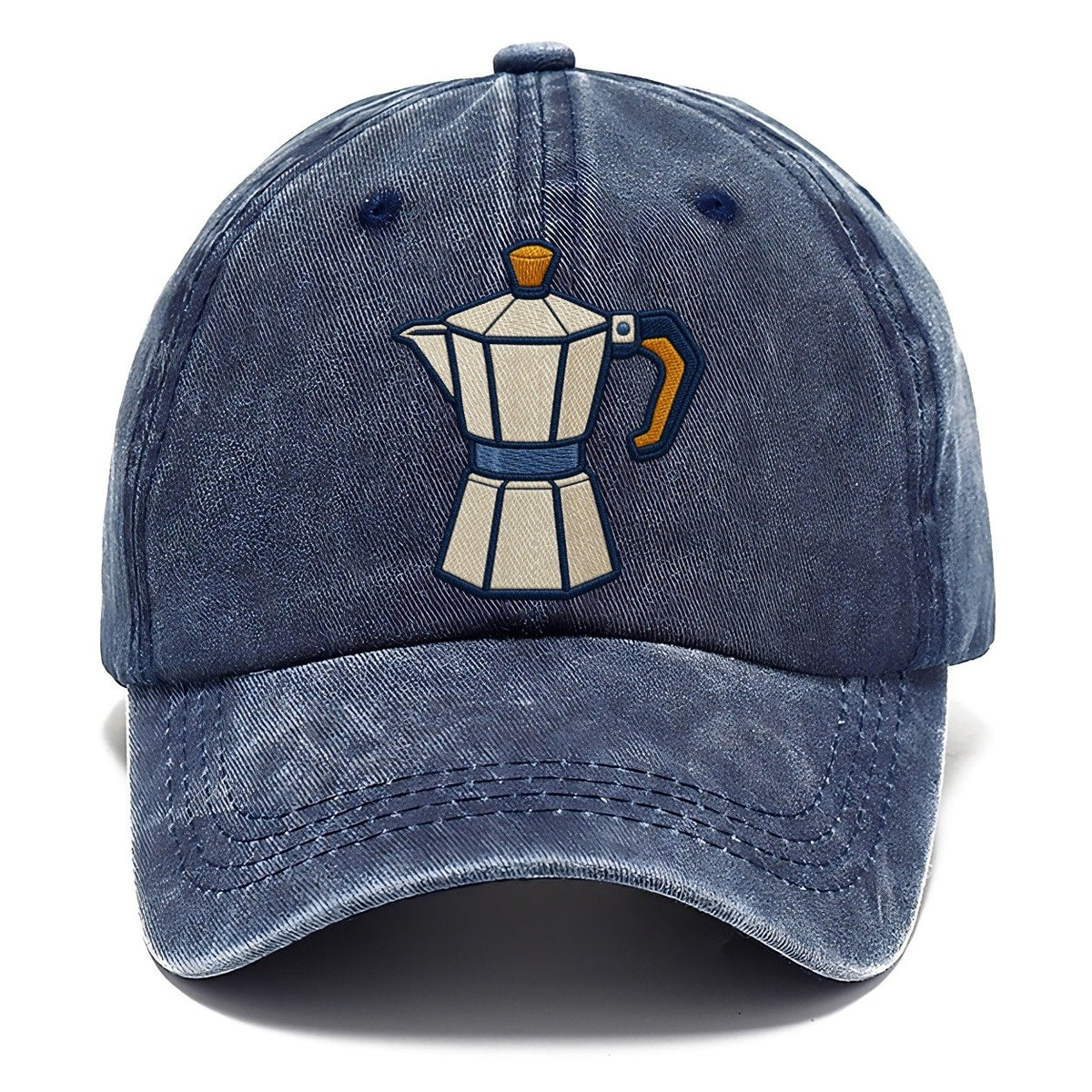 Moka Coffee Pot Tiny Solo Marks Classic Cap – Twilight Navy