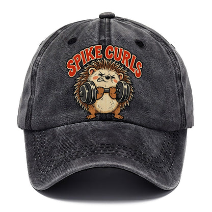 Hedgehog Spike Curls Animal Lifters Classic Cap – Graphite