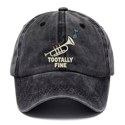 Tootally Fine Familiar Punchlines Classic Cap – Graphite
