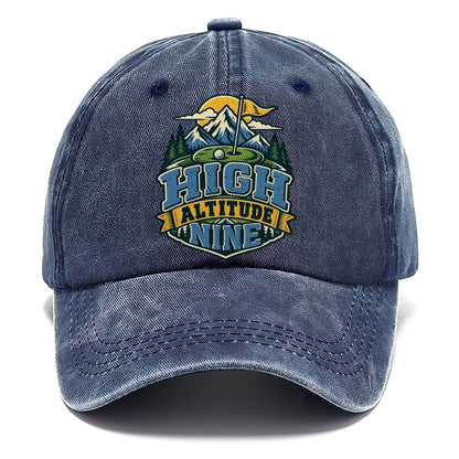 High Altitude Nine Golf Life Classic Cap – Twilight Navy