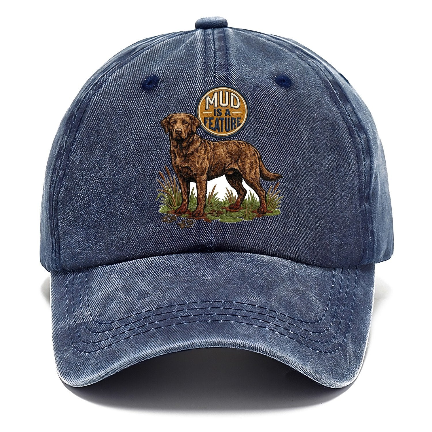 Mud Is A Feature Classic Cap – Twilight Navy