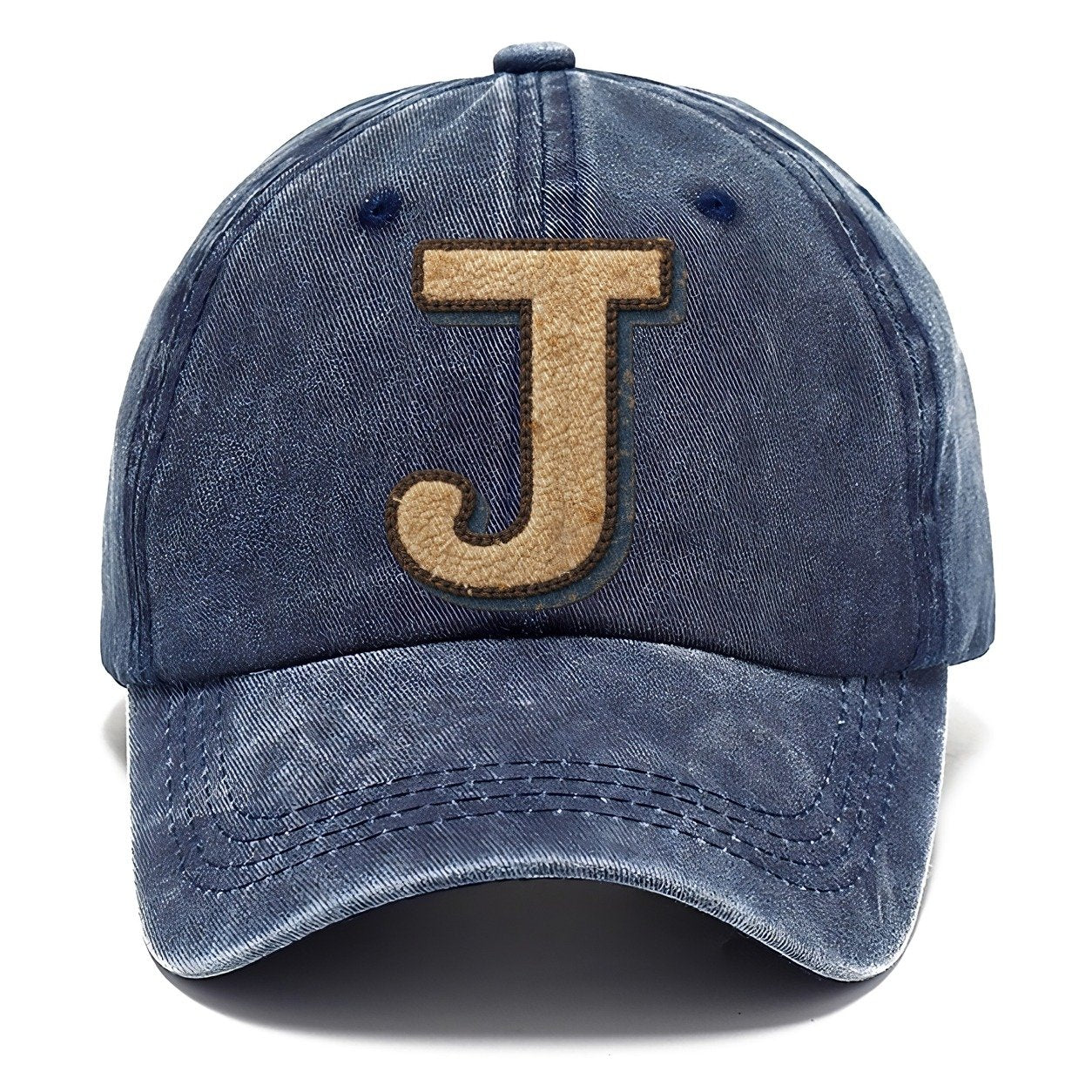 Varsity Chenille J Monogram Classic Cap – Twilight Navy