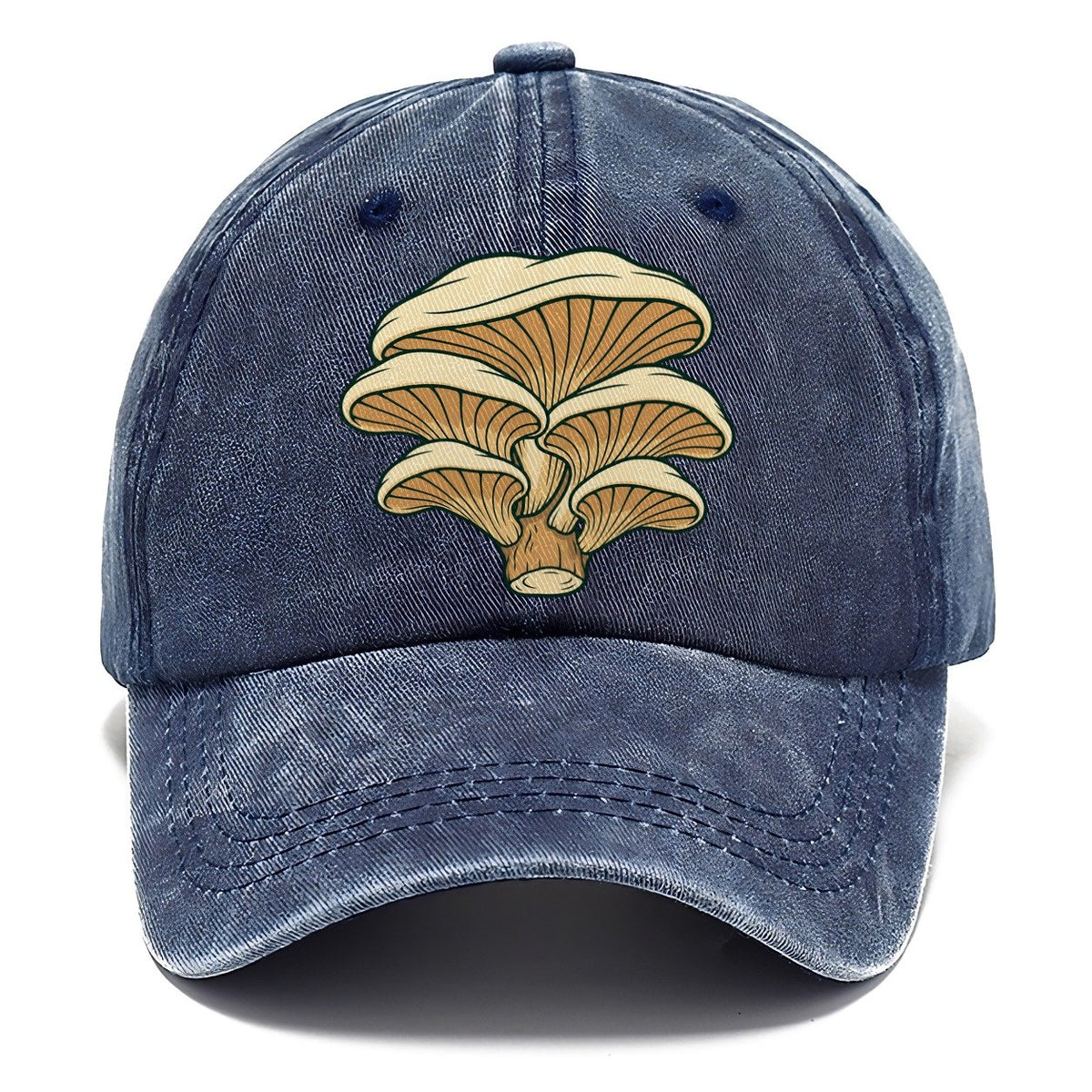 Oyster Shelf Bracket Foraging And Mycology Classic Cap – Twilight Navy