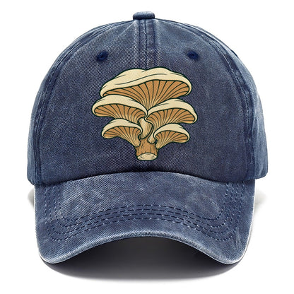 Oyster Shelf Bracket Foraging And Mycology Classic Cap – Twilight Navy