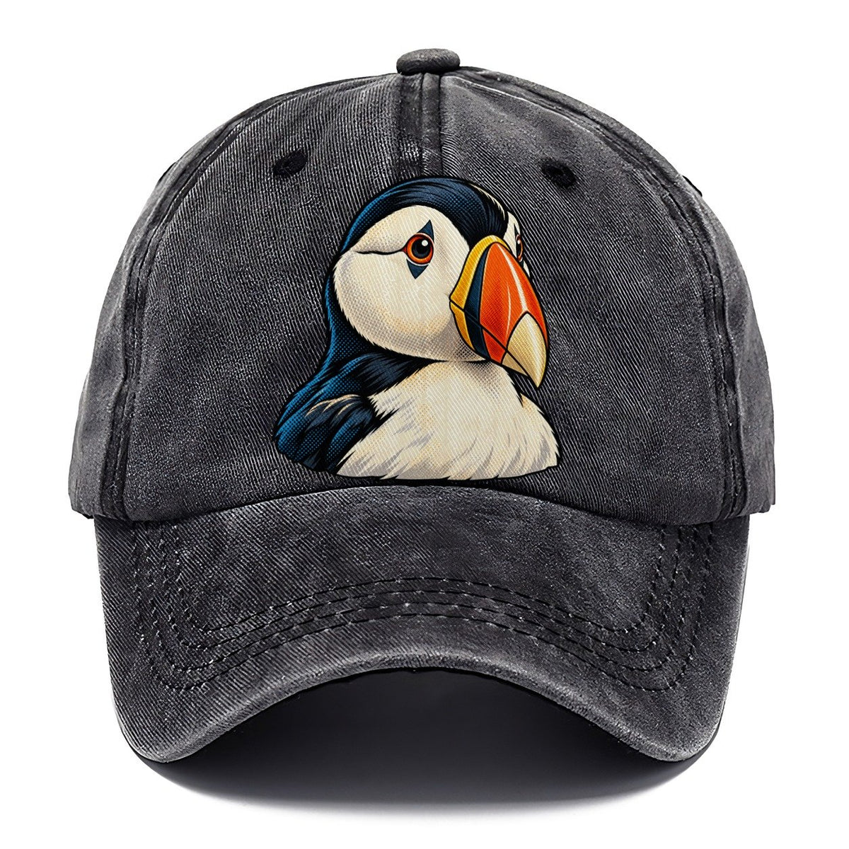 Puffin Portrait Classic Cap – Graphite