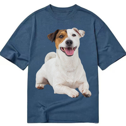 Jack Russell Terrier Dog Classic T-shirt – Twilight Navy