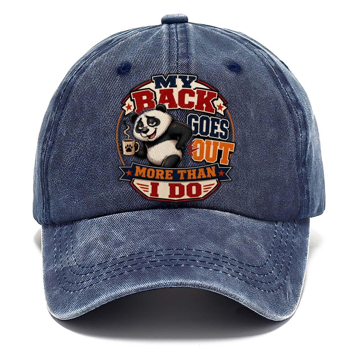My Back Goes Out Classic Cap – Twilight Navy