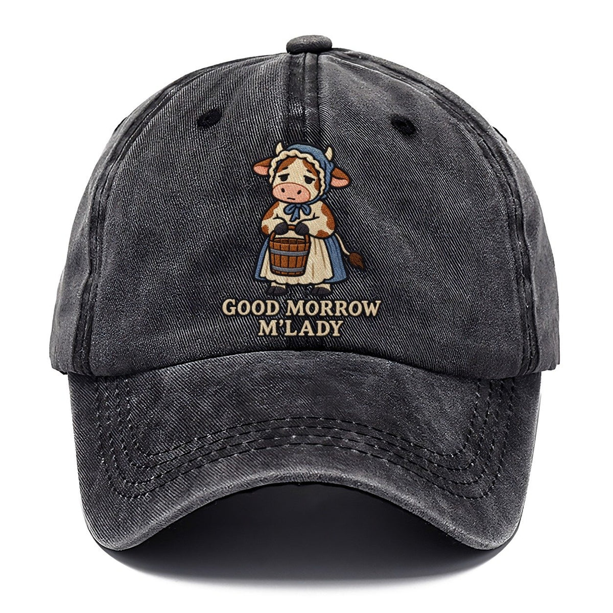 Cow Milkmaid Weary Court Classic Cap – Graphite