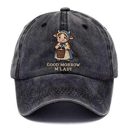 Cow Milkmaid Weary Court Classic Cap – Graphite