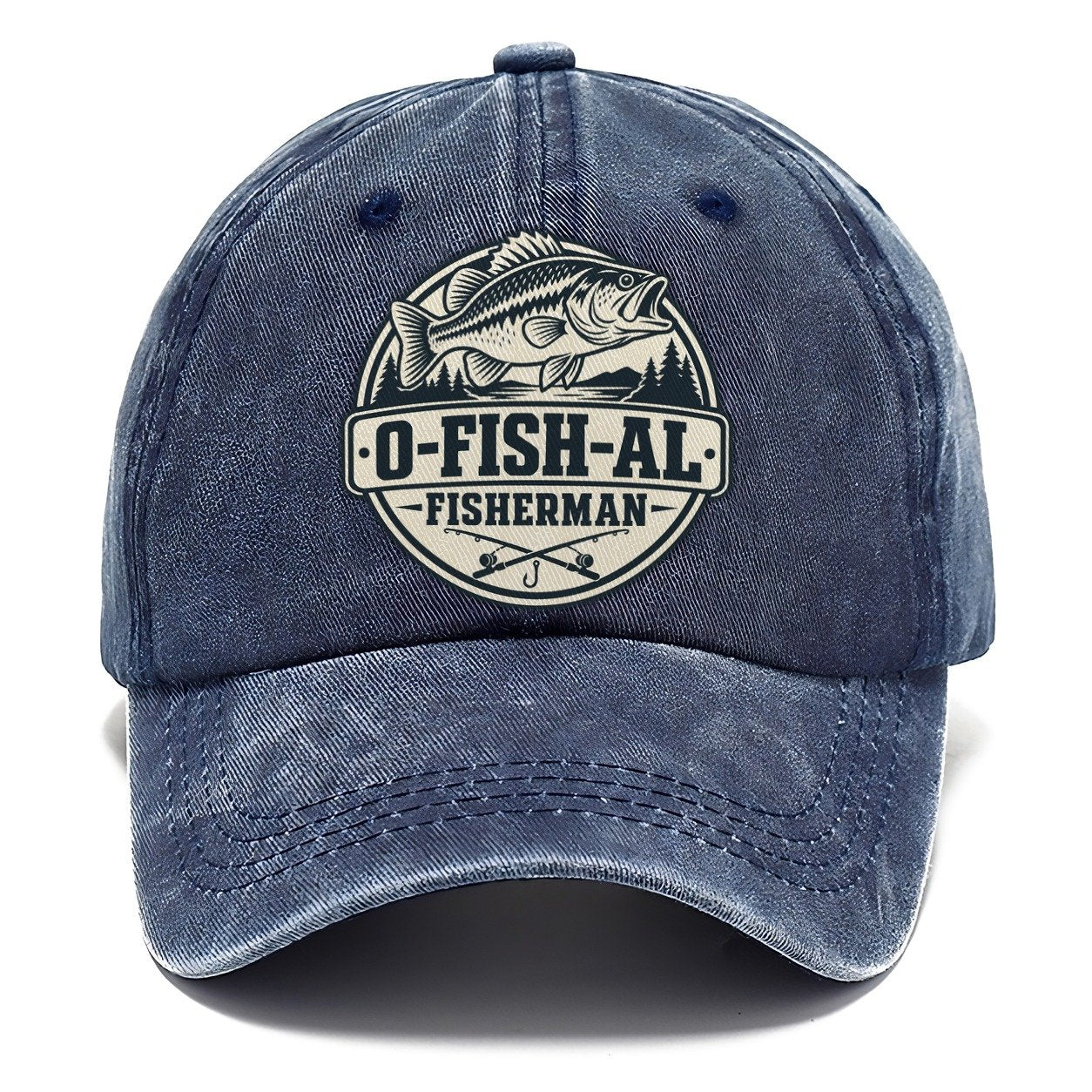 Ofishal Fisherman Fishing Elegant Classic Cap – Twilight Navy