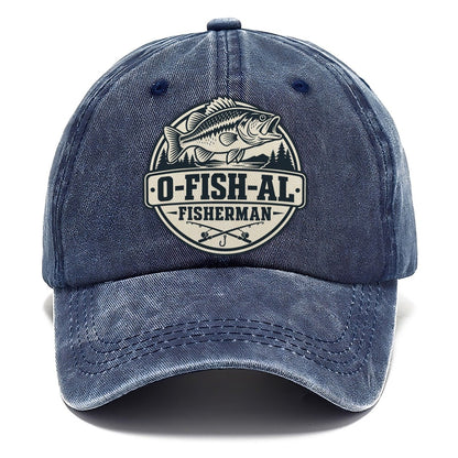 Ofishal Fisherman Fishing Elegant Classic Cap – Twilight Navy