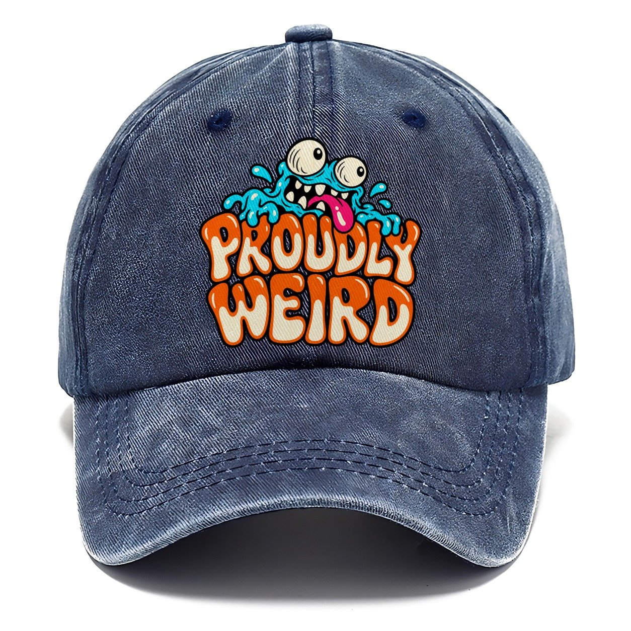 Proudly Weird Crazy Styles Classic Cap – Twilight Navy