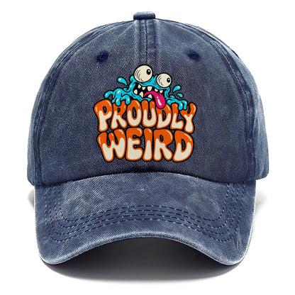Proudly Weird Crazy Styles Classic Cap – Twilight Navy