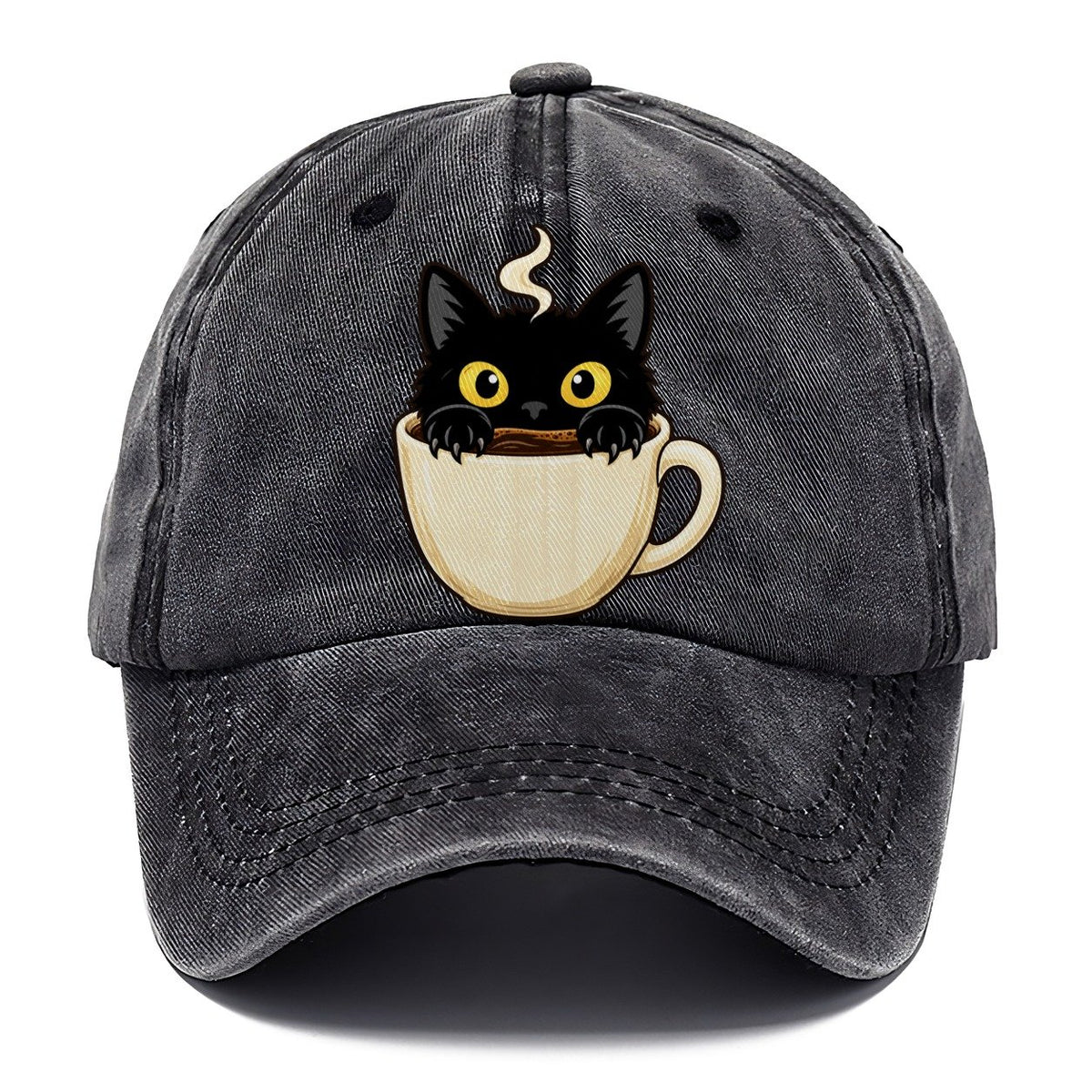 Black Cat Coffee Mug Fan Favorites Classic Cap – Graphite