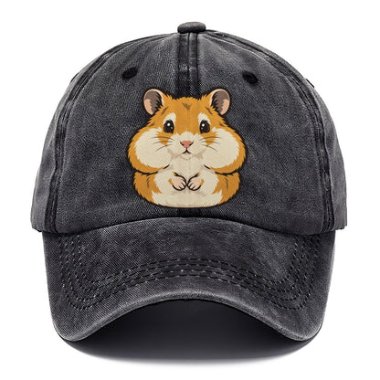 Golden Hamster Cheek Pouches Small Pet Logos Classic Cap – Graphite